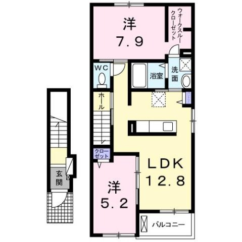 オークスレジデンスⅡの間取り