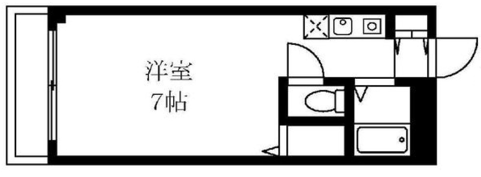 第７三井ビルの間取り|間取りです。