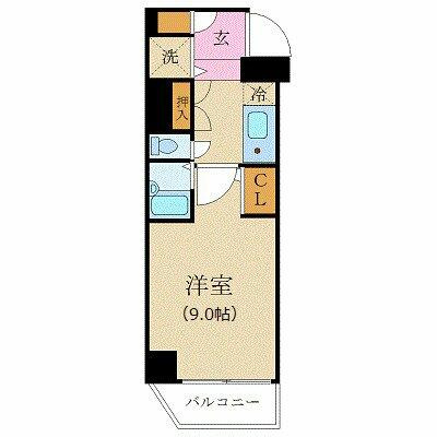 カスタリア新宿の間取り