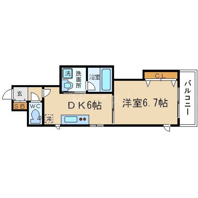 CLAIR TOWERの間取り