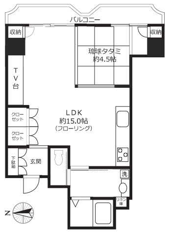 ラミアール佐々木の間取り