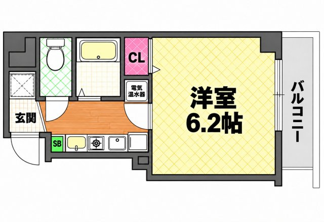 【間取り】 | ACTY北堀江