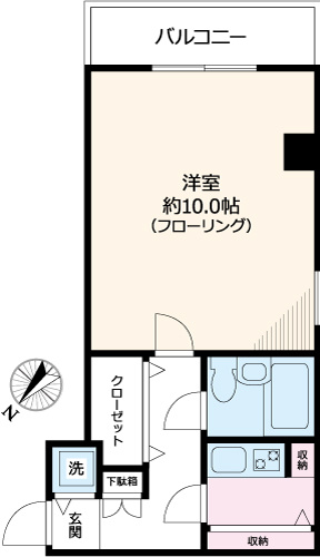 ラミアール佐々木の間取り