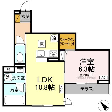 D-Clairの間取り