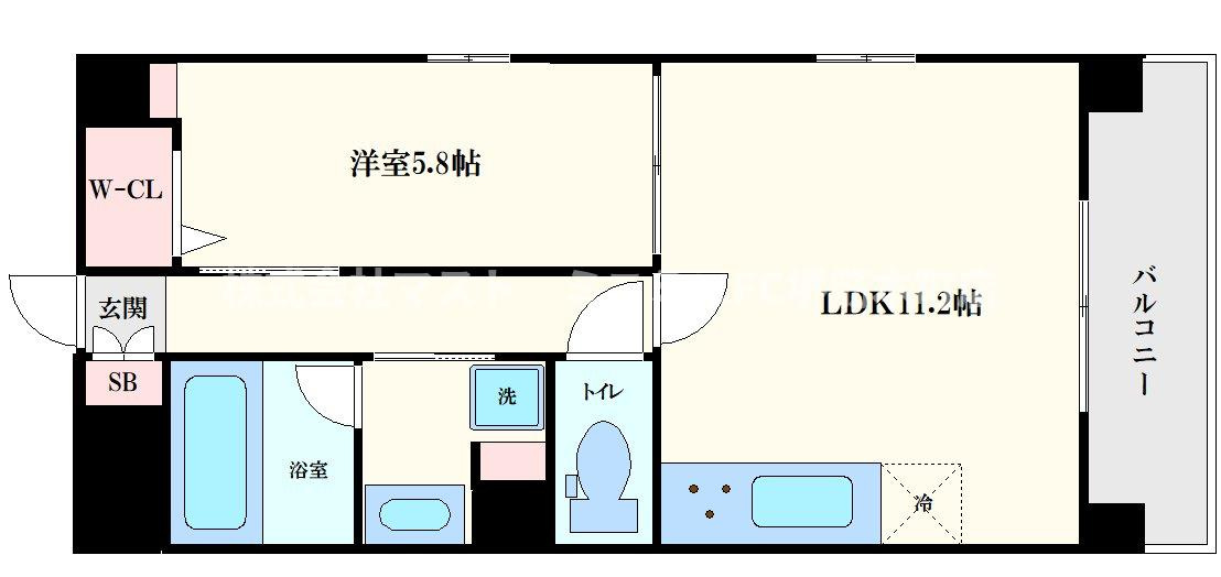 ヴァンドーム梅田北の間取り
