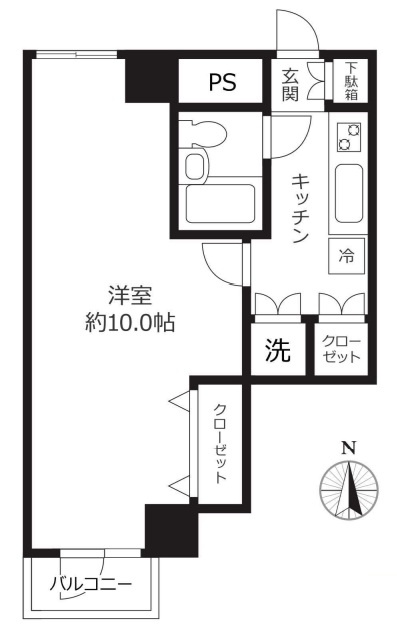 ラミアール佐々木の間取り