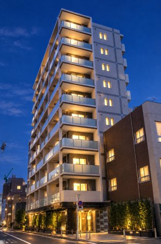新宿区早稲田鶴巻町の賃貸マンションの外観|外観