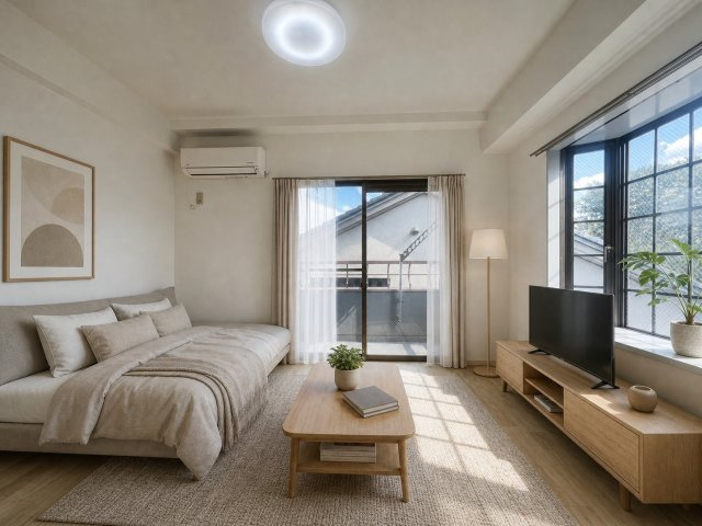 キャピタル壱番館の居間・リビング
