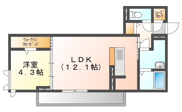 ラ・シャルールの間取り