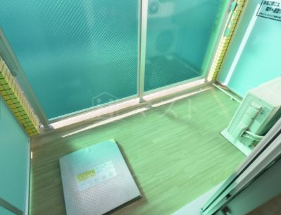 ビガーポリス405同心Ⅲのバルコニー