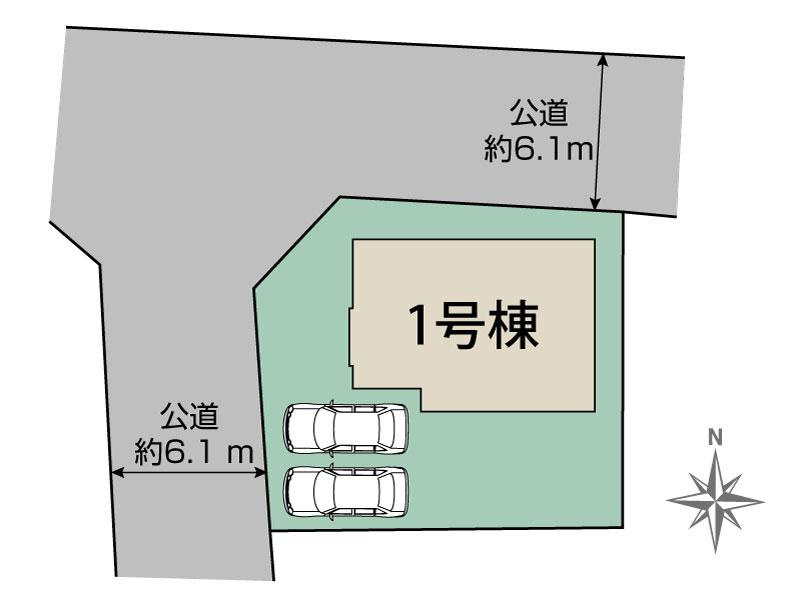 土浦市永国東町　2期　新築戸建ての区画図|区画図です♪
