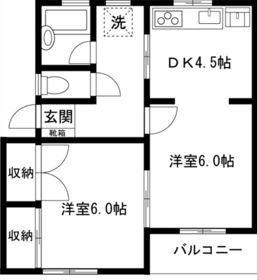 【間取り】 | パレス中和泉