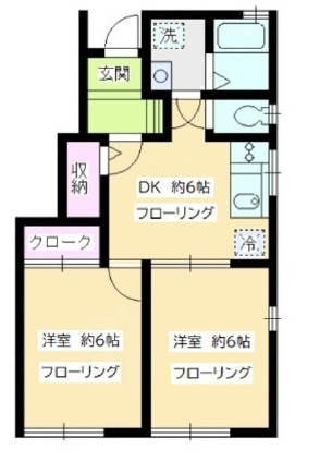 ソレイユ久が原の間取り|間取りです。