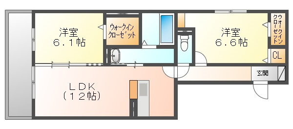 ラ・シャルールの間取り