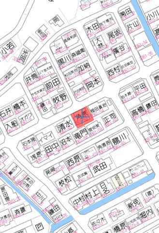 【売地】岡山市南区妹尾の地図