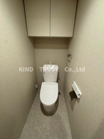 シーズンフラッツ南森町PREMIERのトイレ|清潔感のあるトイレです