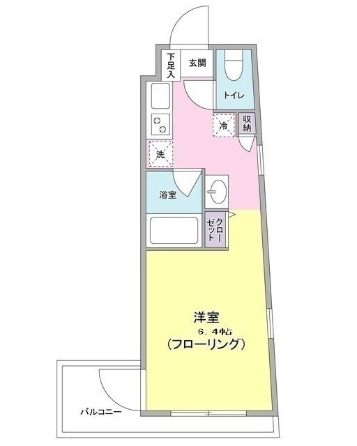 ヒルサイド二子玉川の間取り|間取りです。