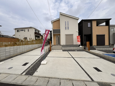 【外観】 | 尾張旭市東大久手町第2全3棟【仲介手数料無料　旭丘小　東中学校】 | 今すぐのご案内可能です！→  0120-336-922　までお気軽にお問い合わせください。
