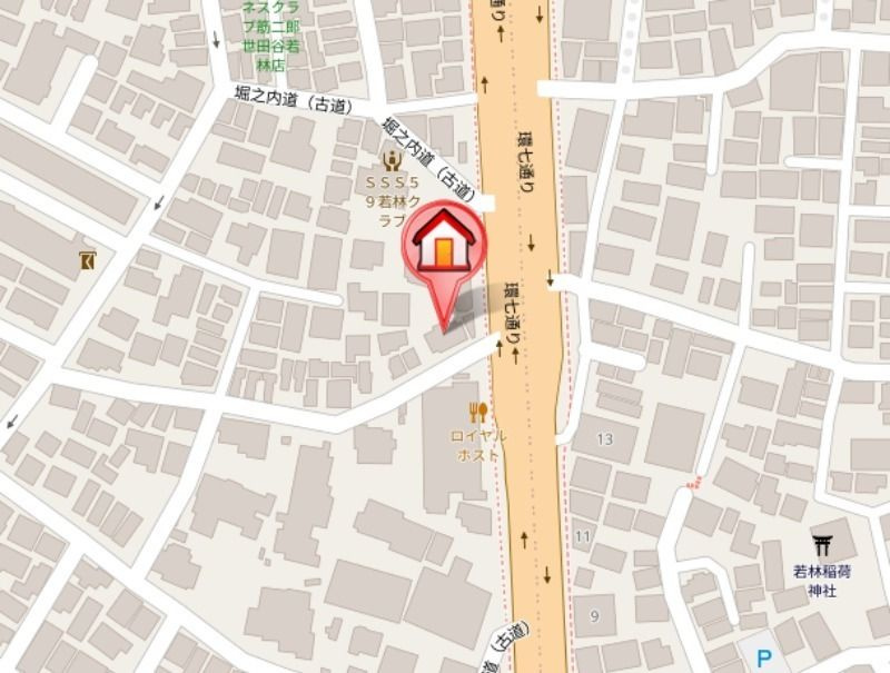 THE MANOR EXCELSIORの地図