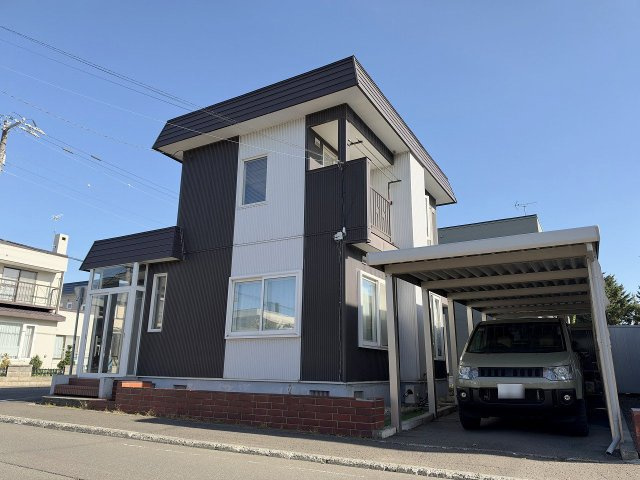 手稲区前田6-6　角地一戸建の外観|平成21年ガルバリウム外壁張り実施♪