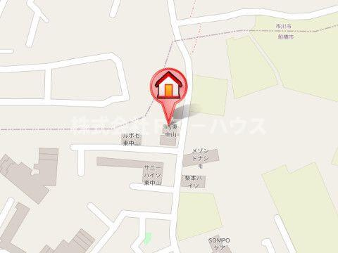 Lily東中山の地図