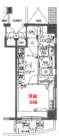 【間取り】 | ヴェルト川崎ウエスト | お部屋の間取りです。