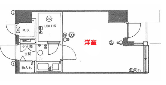 【間取り】 | 鶴見ハウス | お部屋の間取りです。