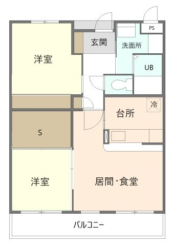 コンフォートグリーンの間取り