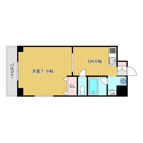 Jクレストドーム前の間取り
