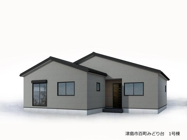 新築戸建て・仲介手数料無料）津島市百町みどり台・１号棟|完成予想図（外観）