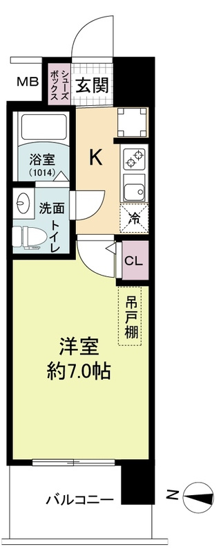 セレニテ東三国ミラクの間取り