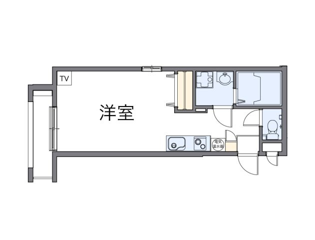 【間取り】 | レオパレス別所新町ＬＡ１ | 代表的な間取のため実際の間取とは異なる場合があります