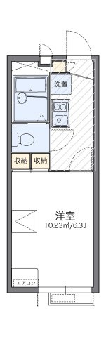 レオパレス姿見の間取り