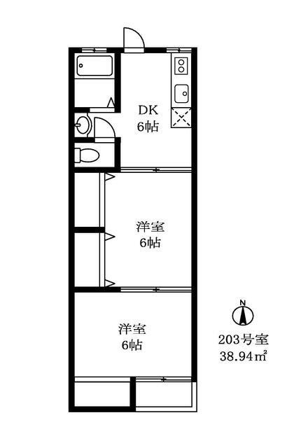 タウンハウスの間取り