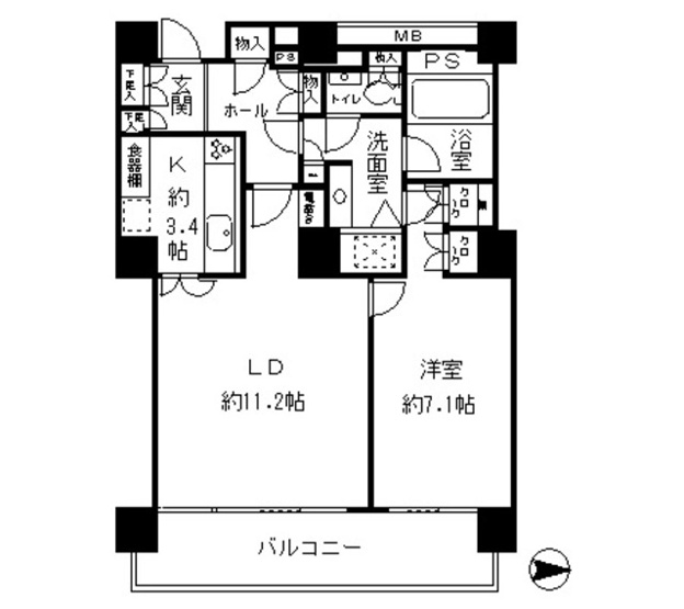 【間取り】 | リバーポイントタワー