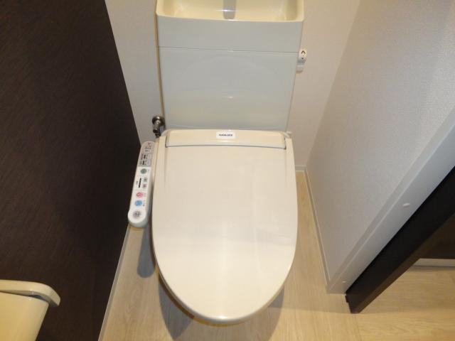 ラ・プリミェール翔のトイレ|ゆったりとした空間のトイレです