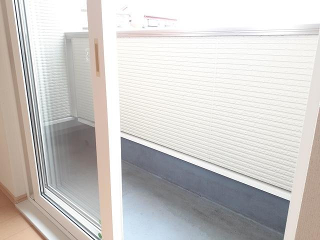 エクセル　ウイングのバルコニー|広々としたバルコニーです