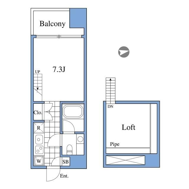 RIZ高輪の間取り|間取り図