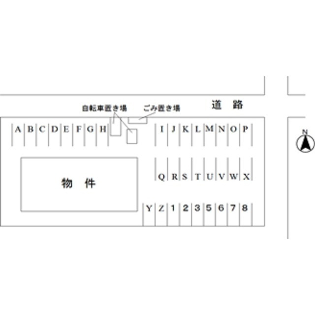 CREA２１の駐車場