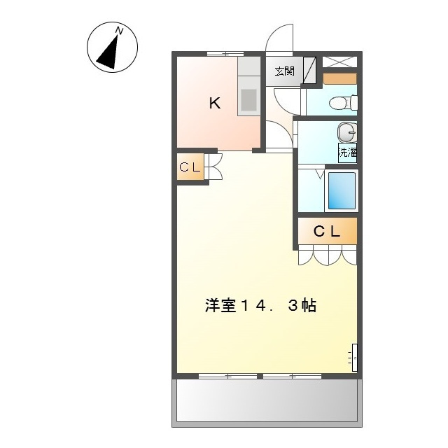 Noble chateau K.Tの間取り