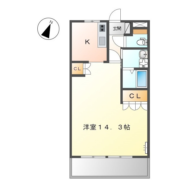 Noble chateau K.Tの間取り