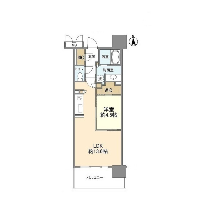 OPUS RESIDENCE SHINSAIBASHI SOUTHの間取り