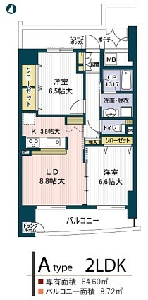 淀川ウエストタワーの間取り