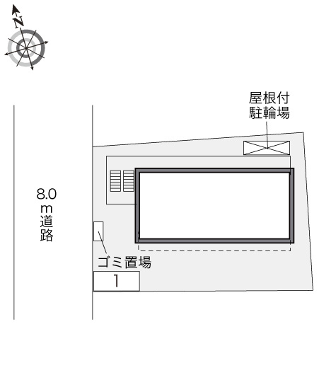 レオパレスクレール都島の間取り