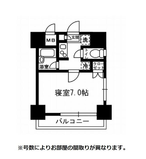 レジディア月島Ⅲ　（禁煙）の間取り