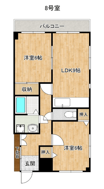 ニュー大松マンションの間取り