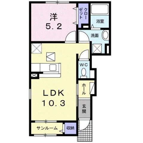 クロッシングⅡＡの間取り