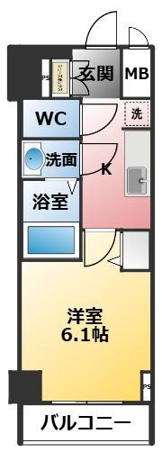 ディアレイシャス今池の間取り
