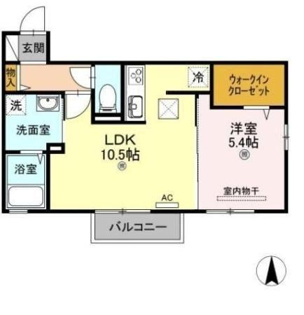 【間取り】 | サンブロッサム　ウエスト　Ｂ棟