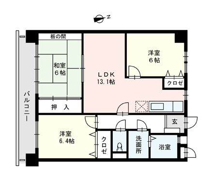 【間取り】 | リバーウエスト姪浜